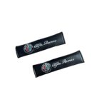 pazari4all - Μαξιλαράκια Ζώνης Carbon ALFA ROMEO Σετ Χρώμα Μαύρο - ΟΕΜ
