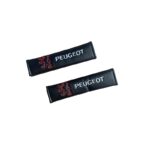 pazari4all - Μαξιλαράκια Ζώνης Carbon PEUGEOT  Σετ Χρώμα Μαύρο - ΟΕΜ