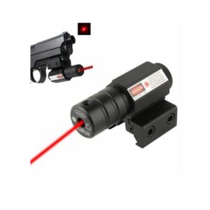 pazari4all - Laser σκόπευτρο μίνι για ράγες όπλου με κόκκινη δέσμη 650nm Μαύρο - ΟΕΜ