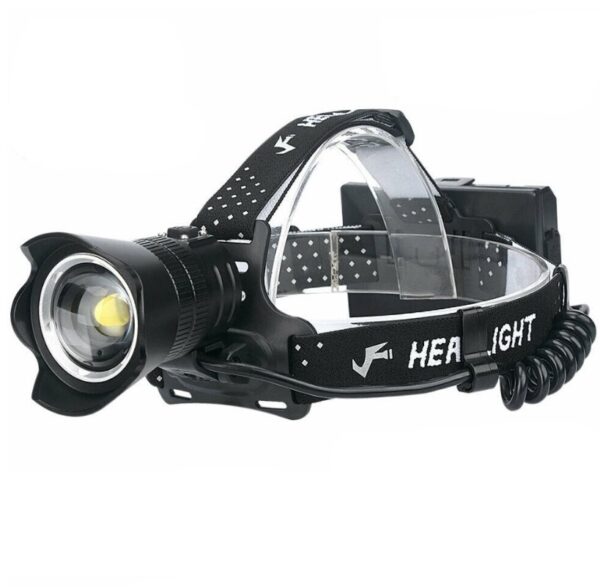 LED επαναφορτιζόμενος φακός κεφαλής P70 1000LM IPX6 με 5 λειτουργίες φωτισμού μαύρος OEM-Pazari4all.gr