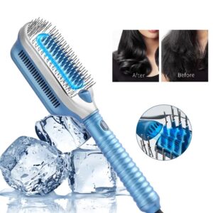 pazari4all - Συσκευή Κρυοθεραπείας Μαλλιών για Ενίσχυση και Ενυδάτωση – Cold Hair Straightener Brush ΟΕΜ