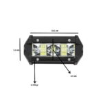 Μπάρα Αλουμινίου 12V-24V 36W 12 SMD IP68 2880LM-Pazari4all.gr