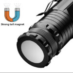Mini TurboΦακουδάκι Tactical 3xLED P50 Αλουμινίου Μαύρος-Pazari4all.gr