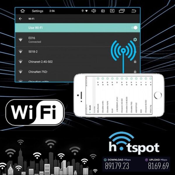 pazari4all -Hχοσύστημα αυτοκινήτου Android με οθόνη αφής 9" ιντσών και ενσωματωμένο Ελληνικό GPS πλοηγό PERVOI CTC-9802