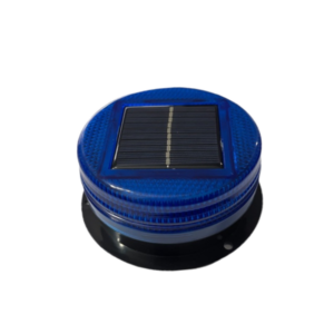 pazari4all - Επαναφορτιζόμενος Ηλιακός Φάρος 12V Αυτοκινήτου Μαγνητικός Μπλε OEM
