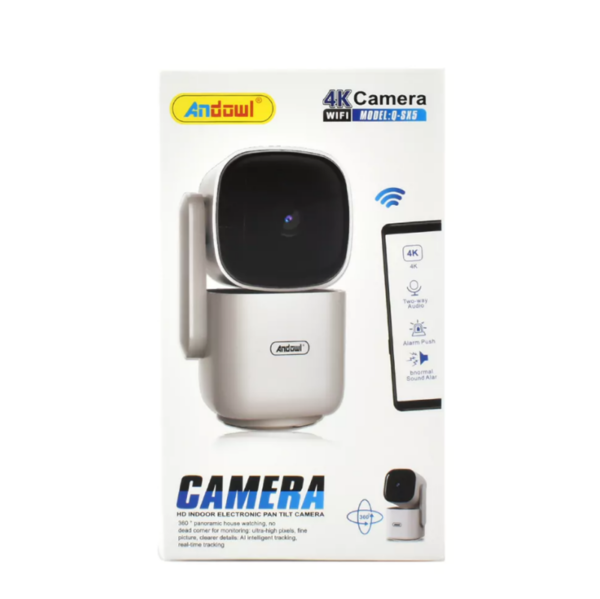 pazari4all -IP Κάμερα 4K 360º WiFi PTZ Android/iOS Andowl Q-SX5 – Λευκό