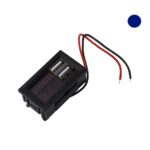 pazari4all - Ψηφιακό βολτόμετρο με οθόνη LED οχήματα Dc 12V 2USB 5V2A Μπλε ΟΕΜ