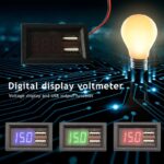 pazari4all - Ψηφιακό βολτόμετρο με οθόνη LED οχήματα Dc 12V 2USB 5V2A Κόκκινο ΟΕΜ