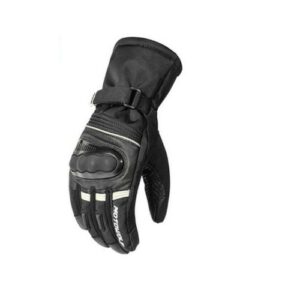 pazari4all -Αδιάβροχα χειμερινά γάντια μηχανής με προστασία στις αρθρώσεις XXLarge μαύρα Motowolf MDL0318