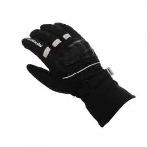 pazari4all -Αδιάβροχα χειμερινά γάντια μηχανής με προστασία στις αρθρώσεις XXLarge μαύρα Motowolf MDL0318
