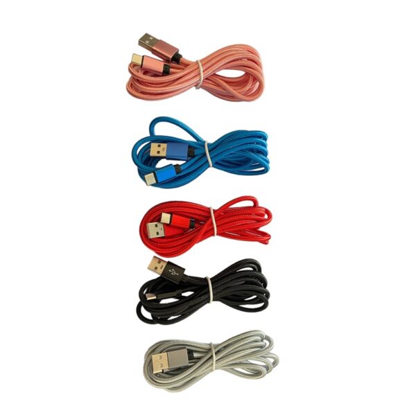 pazari4all - Καλώδιο Speed Braided USB 2.0 to micro USB 2m Μπλε TM-502