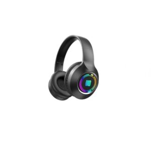 pazari4all - Ακουστικά Bluetooth Uid-15 με ασύρματο φως RGB Μαύρο - ΟΕΜ
