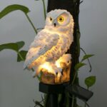 pazari4all - Κουκουβάγια Ηλιακό Φωτιστικό 10*15εκ. Εξωτερικού Χώρου 27596 - ΟΕΜ
