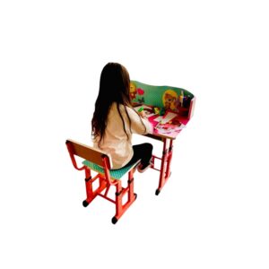 pazari4all - Παιδικό Τραπέζι με Καρέκλα – Ροζ-Γαλάζιο Αρκούδακι FA-904 - ΟΕΜ