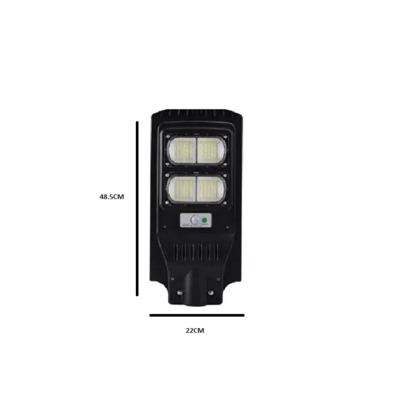 pazari4all - Ηλιακό Φωτιστικό δρόμου LED 100W με ενσωμ. πάνελ + μεταλλική βάση - ΟΕΜ