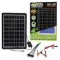 pazari4all - Φορητός ηλιακός φορτιστής συσκευών 16V 15W με 2 θύρες USB θηλυκό και καλώδιο διασύνδεσης με 5 διαφορετικά βύσματα GD-120 GDSUPER