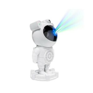 pazari4all - Παιδικό φωτιστικό Projector Astronaut star light με ηχείο Λευκό - ΟΕΜ