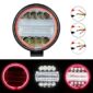 pazari4all - Στρογγυλός προβολέας για 4x4 Offroad ATV UTV Tractor 24LED 72W  - ΟΕΜ