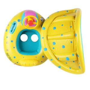 pazari4all - Βάρκα σωσίβιο Swimtrainer με Μήκος 73εκ. σκίαστρο και τιμόνι - ΟΕΜ