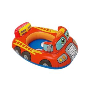 pazari4all -Βρεφικό - Παιδικό Φουσκωτό Σωσίβιο Κάθισμα Πυροσβεστικό Αμάξι - Fire Car Baby Floating Seat