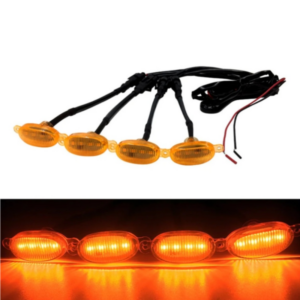 Φώτα όγκου οχήματος LED πορτοκαλί 12V 4 τεμάχια – ΟΕΜ - pazari4all.gr