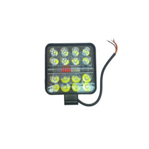 pazari4all - Προβολέας LED Τετράγωνος 12/24V Λευκού/Κόκκινου 53418 - Μαύρο