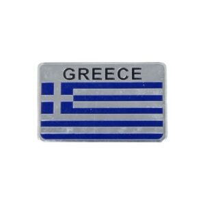 pazari4all - Αυτοκόλλητο μεταλλικό GREECE 5cm x 8cm - ΟΕΜ