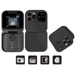 pazari4all - Μίνι Κινητό Tηλέφωνο Πτυσσόμενο Andowl P9 PRO Flip – Μαύρο