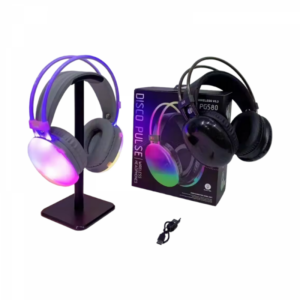 pazari4all - Ασύρματο ακουστικά Bluetooth LED - Headphones - PG580 - RGB - Black