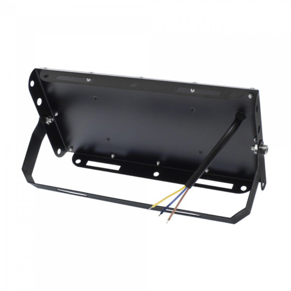 pazari4all -LED Αδιάβροχος προβολέας super slim RGB 220V 50W 4500LM IP66 με τηλεχειριστήριο μαύρος ΟΕΜ