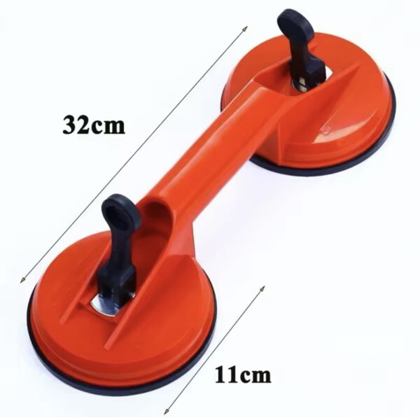 pazari4all - Διπλή Βεντούζα Αλουμινίου Διαμέτρου 32cm με Ικανότητα Συγκράτησης 80kg - ΟΕΜ