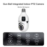 pazari4all - Wifi Camera Ασφαλείας για Ντουι Ε27, 8 MP 1080 p, Αδιάβροχη, Αμφίδρομη Επικοινωνία, ‘Εγχρωμη με Νυχτερινή λήψη και Αισθητήρα κίνησης