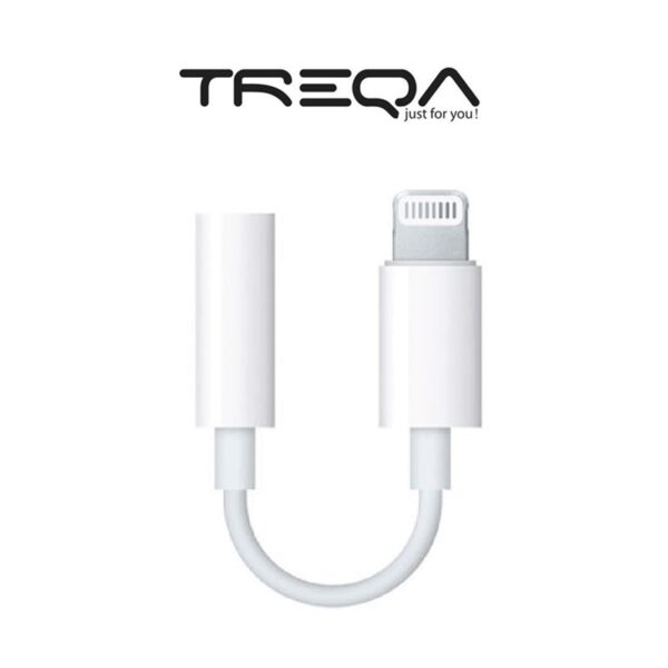 pazari4all - Μετατροπέας Lightning male σε 3.5mm female Λευκό Treqa CA-1052