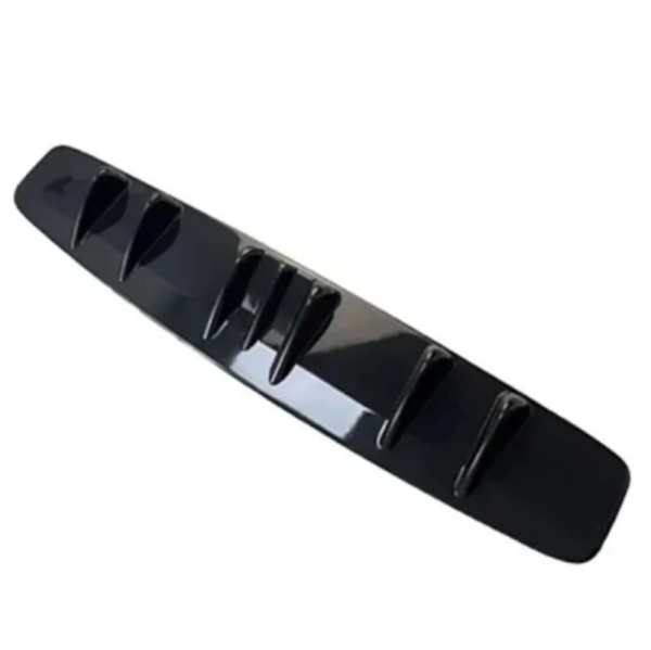 pazari4all - Διαχύτης (Diffuser) Οπίσθιου Προφυλακτήρα Αυτοκινήτου 84cm με 7 Πτερύγια Glossy Μαύρο HW-0303