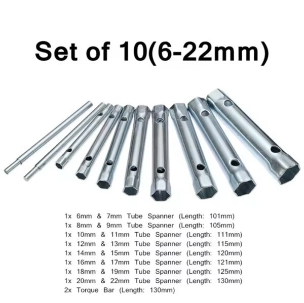 pazari4all - Σετ μπουζόκλειδα 6-22mm 10 τεμαχίων OEM