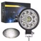 pazari4all -Προβολέας LED στρογγυλός αυτοκινήτου off road 4″ 12W 21 LED COB SLIM
