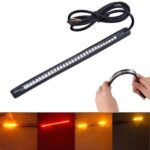 pazari4all -Εύκαμπτη Ταινία LED Πορείας, Φρένων & Φλας Μοτοσυκλέτας με 32 LED 12V 