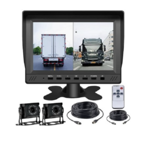 pazari4all -Διπλή ταυτόχρονη οθόνη LCD μόνιτορ 9″ HD TFT/LED με κουμπιά αφής και 2 εισόδους βίντεο – ΟΕΜ