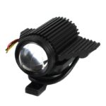 pazari4all - Universal Προβολάκι Αλουμινίου Μοτοσικλέτας 35W Λευκού Φωτισμού 30120 – Μαύρο 1τμχ ΟΕΜ