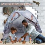 pazari4all -Παιδική Σκηνή με Δεινοσαύρους για Παιχνίδι 122x122x107cm έως 3 Παιδιά