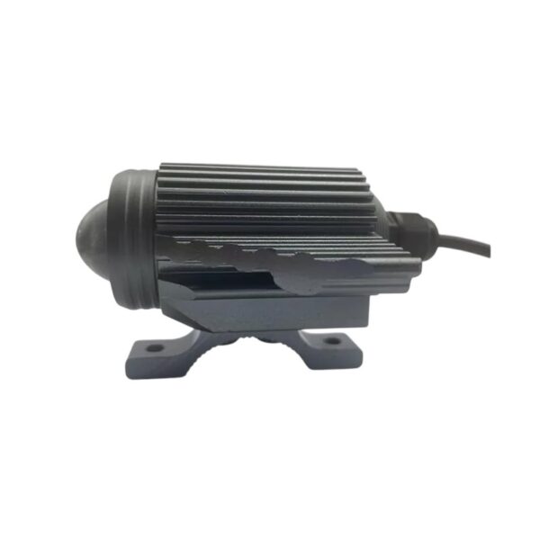 pazari4all - Universal Προβολάκι Αλουμινίου Μοτοσικλέτας 35W Λευκού Φωτισμού 30120 – Μαύρο 1τμχ ΟΕΜ