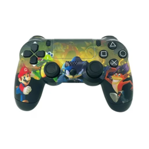 pazari4all -Ασύρματο Χειριστήριο PS4 με σχέδιο Mario,Sonic,Crash