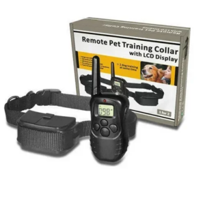 pazari4all -ΚΟΛΑΡΟ ΣΚΥΛΟΥ ΓΙΑ ΕΚΠΑΙΔΕΥΣΗ-Remote Dog Training Collar with LCD display ΟΕΜ με εύρος έως 300 μέτρα