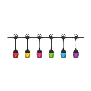 pazari4all -Γιρλάντα RGB Aδιάβροχη 12m με 12 Λάμπες με Τηλεκοντρόλ και Bluetooth AL76419 ARRANGO