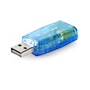 pazari4all -Κάρτα ήχου 3D ήχος 5.1, USB 2.0, διπλή υποδοχή 3,5 mm 