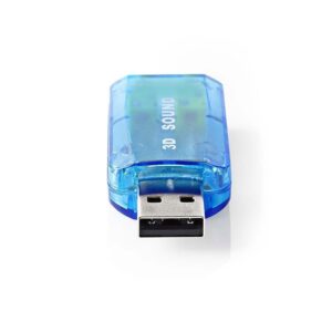 pazari4all -Κάρτα ήχου 3D ήχος 5.1, USB 2.0, διπλή υποδοχή 3,5 mm 