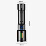 pazari4all -Φακός επαναφορτιζόμενος LED Coba CB-611 με Type-C