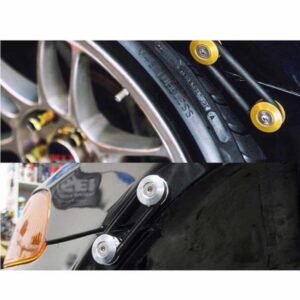 pazari4all -Κλιπ συγκράτησης προφυλακτήρα JDM Car-styling Quick Release Fasteners Μωβ 4τμχ