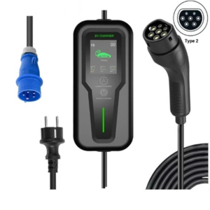 pazari4all -Φορητός φορτιστής EV Type2 με καλώδιο 5μ EV- GK02