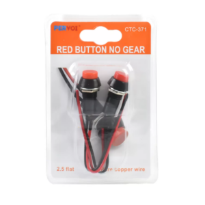 pazari4all -Σετ 2τμχ Διακόπτες/Κουμπιά 12mm 125V 3A Pervoi CTC-371 – Κόκκινο